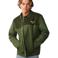Mens Classic Surf Cord Puffer Jacket